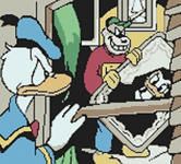 une photo d'Ã©cran de Donald Couak Attack sur Nintendo Game Boy Color